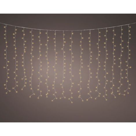 Tenda luminosa LED oro da esterno 200 × 200 cm