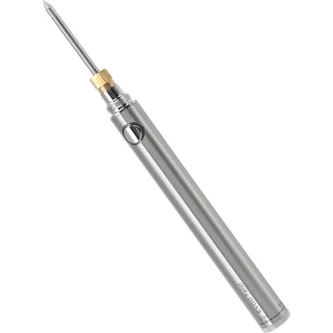 Stylo à souder rechargeable sans fil, outil de soudage à pointe de fer à souder rechargeable avec interface 510, argent (1/5)