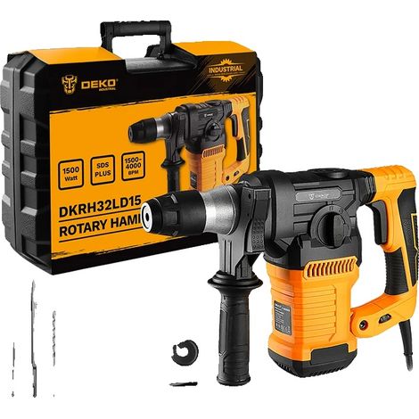 Marteau perforateur, 2000W de puissance, polyvalent pour le bricolage à domicile, DKRH32LD15 (1/2)