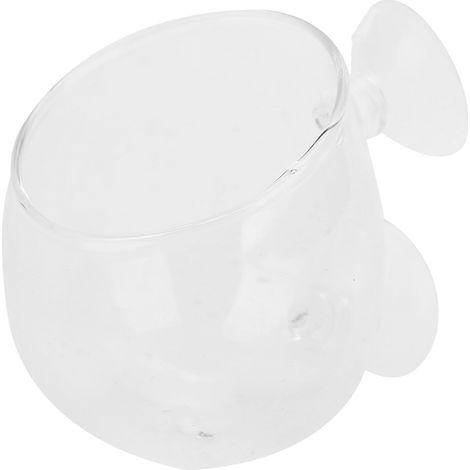 Pot de plantation transparent en verre cristal pour aquarium, plantes aquatiques et accessoires de décoration. (1/5)