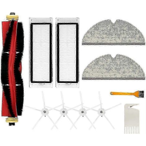 Filtre principal, brosses latérales et balai serpillière pour Xiaomi Roborock E5 S5 Max S6 Maxv (1/4)