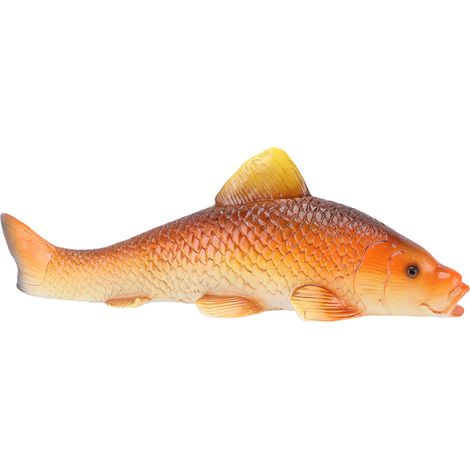 Décoration flottante en forme de carpe koï. Poissons koï réalistes peints à la main, flottants, pour jardin, terrasse ou piscine. (1/5)