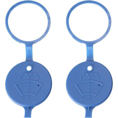 Bouchon Reservoir Lave-Glace - Compatible Citroën C4 DS5 Peugeot 206 207 306 - Plastique Automobile - 2 Pièces (1/5)