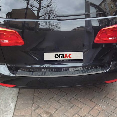 OMAC Ladekantenschutz für VW Touran 2010-2015 Facelift Edelstahl dark Chrom (1/5)