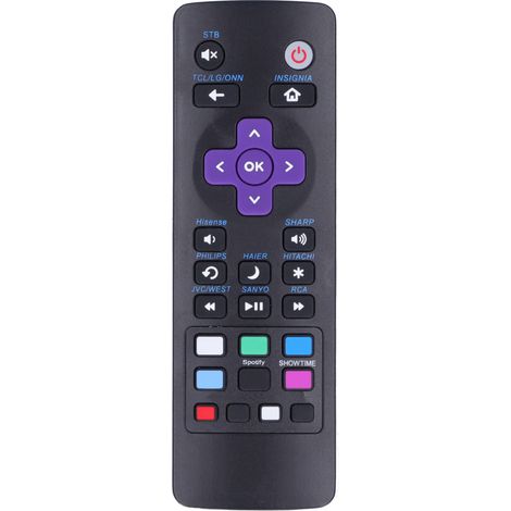 Télécommande TV T1107B de rechange compatible TCL Hulu Vudu 55US5800 32S850 65US5800 (1/5)