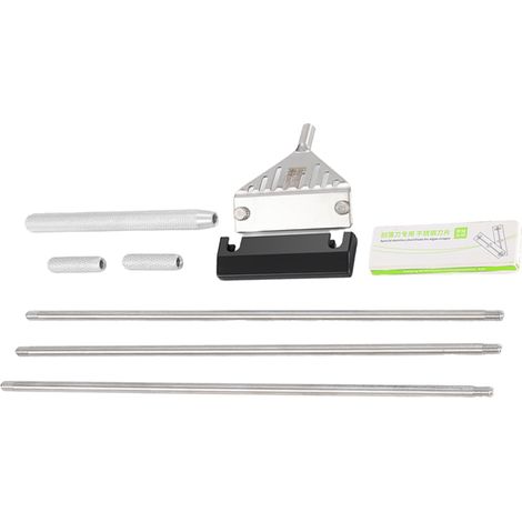 Raspador de algas de acero inoxidable para acuarios – Limpia acuarios – Mantiene las manos secas – Cuchilla afilada para eliminar algas – 90 cm (1/5)