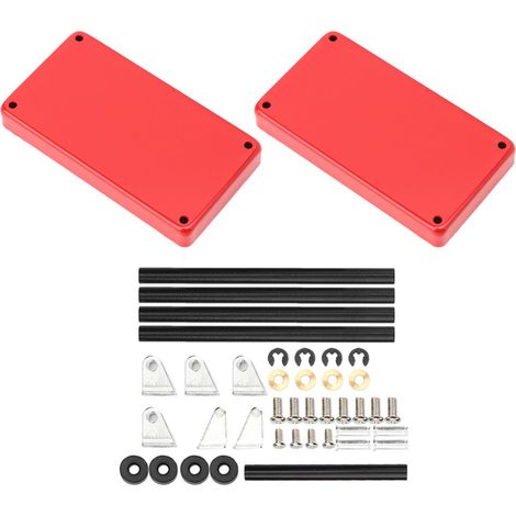 Beyamis Chariot rangement outils 2 niveaux - Pour atelier garage modèles RC rouge (1/5)