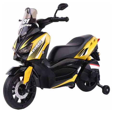 Scooter elettrico City Runner giallo per bambini con