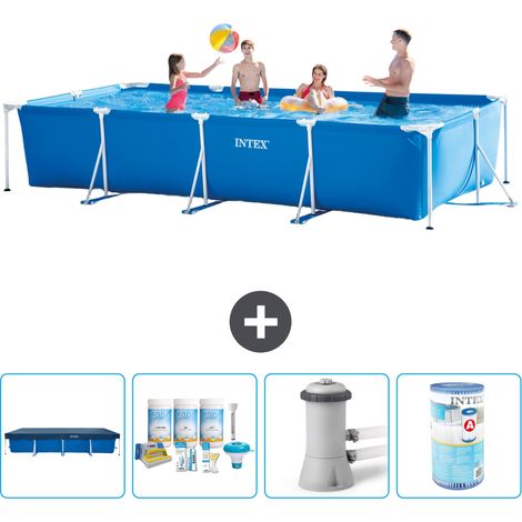 Intex Piscine Tubulaire Rectangulaire - 450x220x84 cm - 5-pièces  S40242 (1/5)