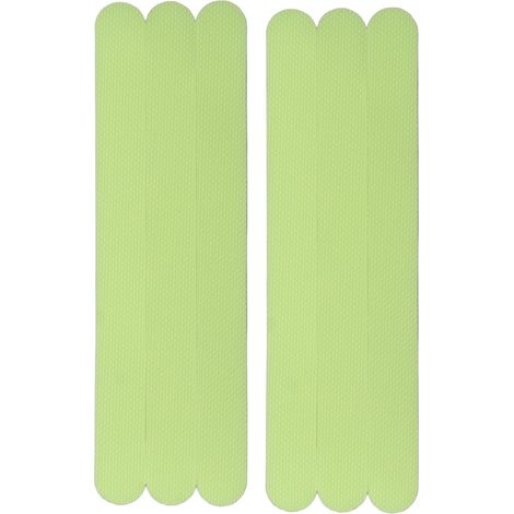 Ruban phosphorescent antidérapant pour escaliers, piscine et salle de bain - 6 bandes vert lumineux adhésives (1/5)