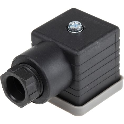 Rs Pro – Connecteur électrovanne femelle 2P+E – Montage sur câble 10A – Tension 250V c.a. – PG9 – Lot de 5