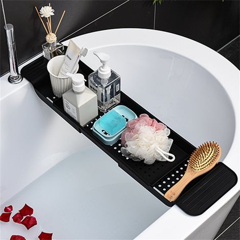 Badewannentablett Expandierbares Badewannen-Tablett, Dehnbar ca. 56-79cm (1/3)