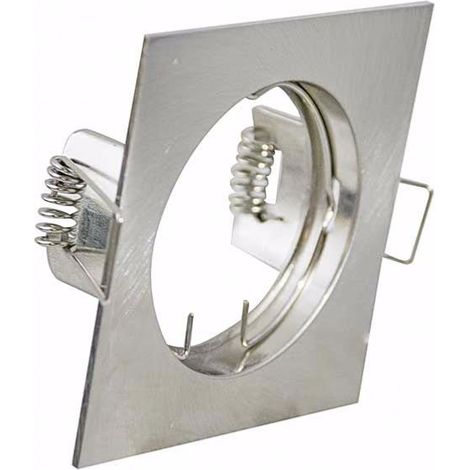 Support Spot Carré Orientable - Unité / Inox - SILUMEN (1/5)