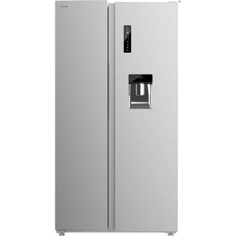 Cecotec Réfrigérateur Américain de 559 Litres Bolero CoolMarket SBS 562 Inox D: 177 cm de Hauteur et 90 cm de Largeur Moteur Inverter (1/4)