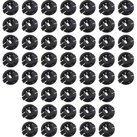 Intérieur Passage de Roue Doublure Splashguard Clips Garniture Voiture Retenues 4F0825429A Plastique Compatible avec A1 A4 A5 A6 A7 Q5 Noir (1/5)