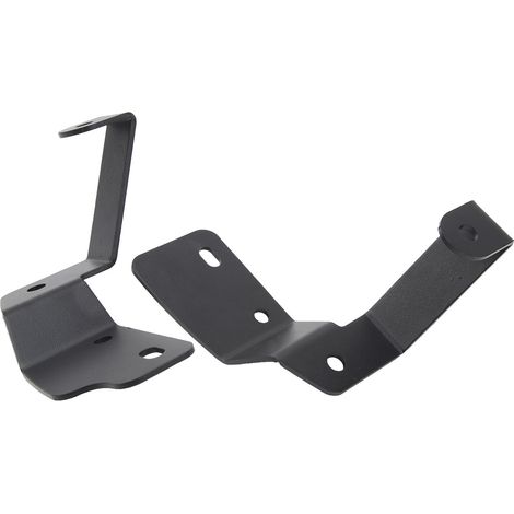 paire de supports de montage latéraux étanches noirs pour charnières de capot, supports de phares LED encastrés, remplacement pour Ford Bronco (1/5)
