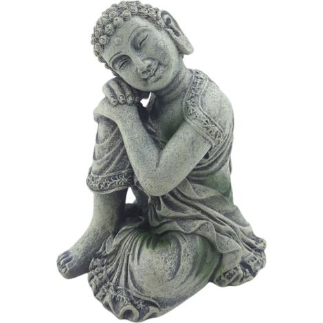 Statue bouddha assis ø 10 cm, hauteur 12 cm, décoration aquarium - animallparadise