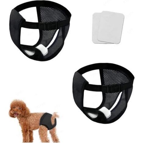 Dog Heat Cycle Panties - 2 Pack - Pink