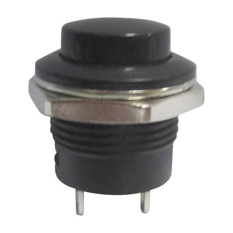 BOUTON POUSSOIR À PRESSION TRU COMPONENTS TC-R13-507A-05BK 1587737 250 V/AC 3 A 1 X OFF/(ON) À RAPPEL 1 PC(S)