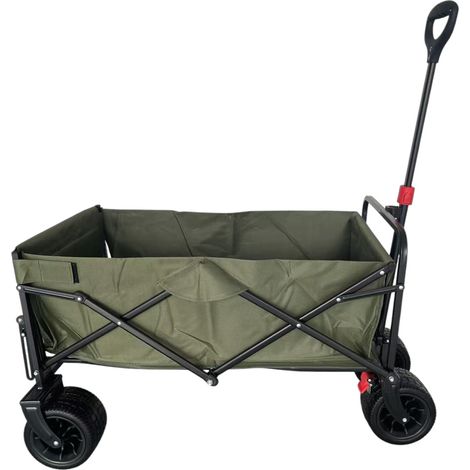 Fornorth Gartenwagen 115x61x105cm 100kg, oliv