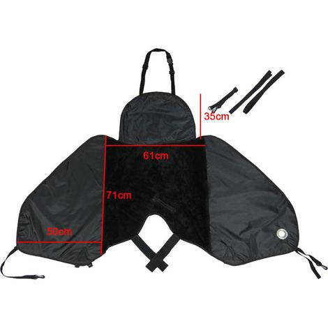 Protection universelle pour les jambes, tablier de scooter, protection imperméable, coupe-vent et chaude pour l'hiver, pour scooters et voitures électriques (1/5)