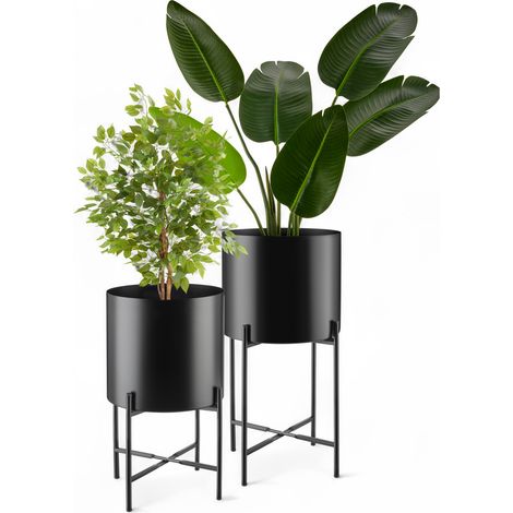 Lot 2 supports de plantes en acier revêtu par poudre (1/5)