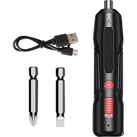 CCYKXA Mini-Akkuschrauber-Set (3,7–4,2 V, 2000 mAh), Hochleistungsmotor mit Kupferkern, multifunktionales Heimwerker-Werkzeugset, Schnellladefunktion (1 Stunde), Schraubendreher (1/5)