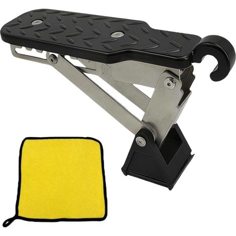 Klappbare Auto Türstufe mit U-Haken, universell, 250kg Tragkraft (1/5)