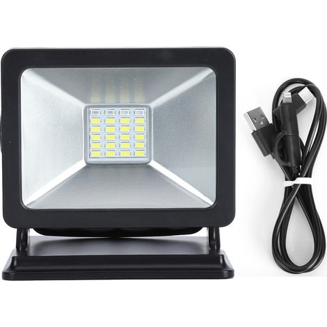 Projecteur Solaire Double Tête 14 LED avec Détecteur de Mouvement pour Sécurité Extérieure Jardin Cour