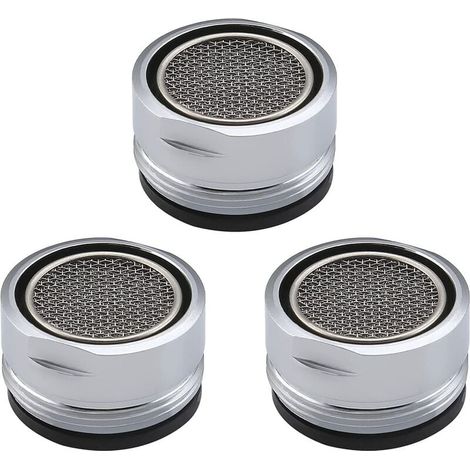 3 pièces Filtre à robinet d'économie d'eau accessoires robinet Diffuseur Filtre de Robinet avec joint d'étanchéité Pour cuisine et salle de bain (1/5)