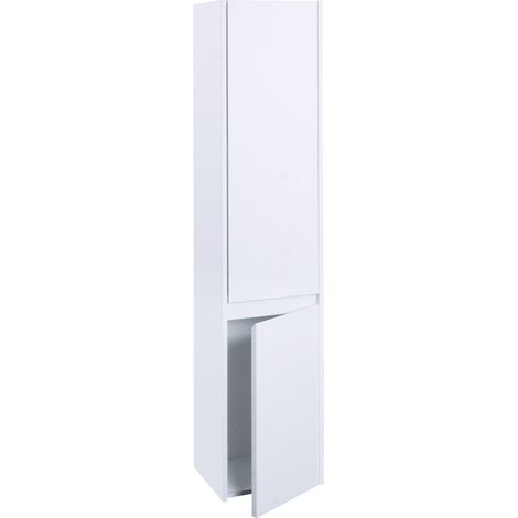 Mobile bagno pensile 2 ante 3 vani 160x33 cm MDF bianco 040008633