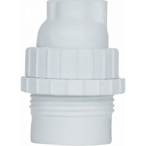 B22 Nylon-Schraubsteckdose, weiß DEBFLEX