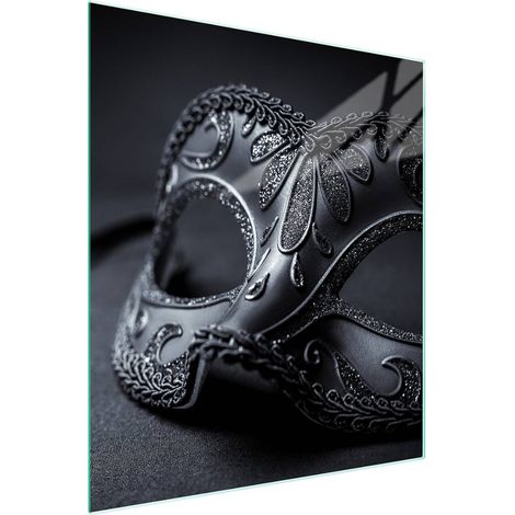 Tagliere in vetro 45x52 Maschera (1/5)