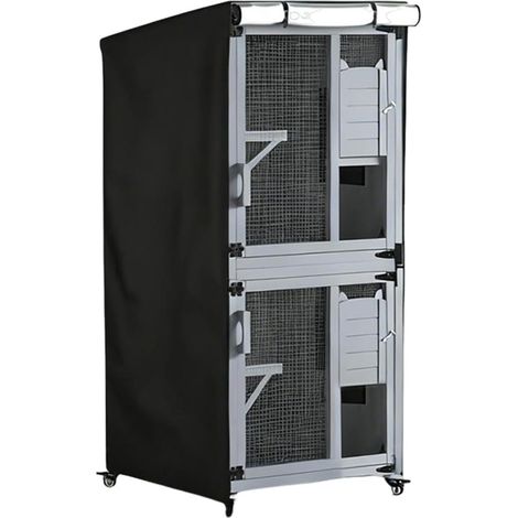 Housse D'Abri pour Chat D'Extérieur Couverture Imperméable Intégrale Abri d'Extérieur pour Chat de Compagnie Pour Jardin Parc Terrasse Balcon Arrière-Cour Zone Résidentielle Garage (1/5)