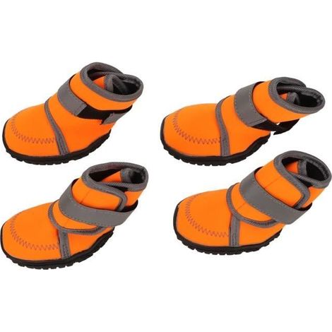 4pcs Chaussures pour Chiens , Chaussures pour animaux de compagnie Chaussures antidérapantes XL Chengqi01 (1/4)