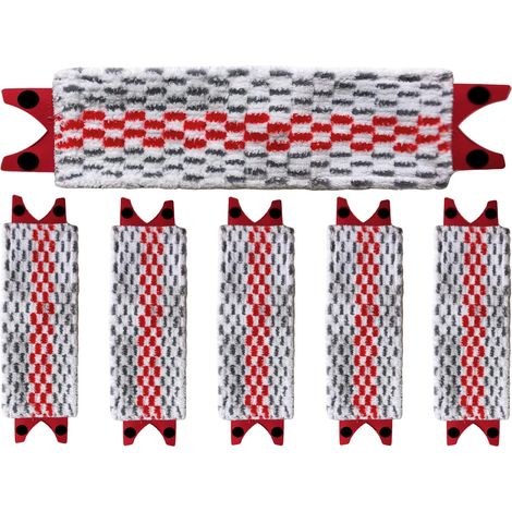 Lot de 6 lingettes pour balai à franges lavables et réutilisables Vileda Ultramax/Ultramax Turbo/Ultra Max/1-2 Spray
