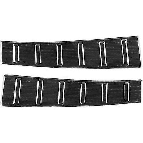 Bandes de protection de seuil de porte de coffre, protection de pare-chocs arrière, baguette de finition pour modèles 2022 et plus, noir (1/5)