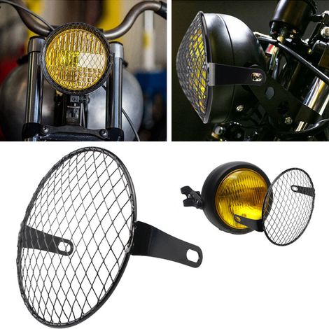 Retro Baboon GN CG125 Motorradscheinwerfer-Modifikation, quadratischer Scheinwerfergrill (1/5)