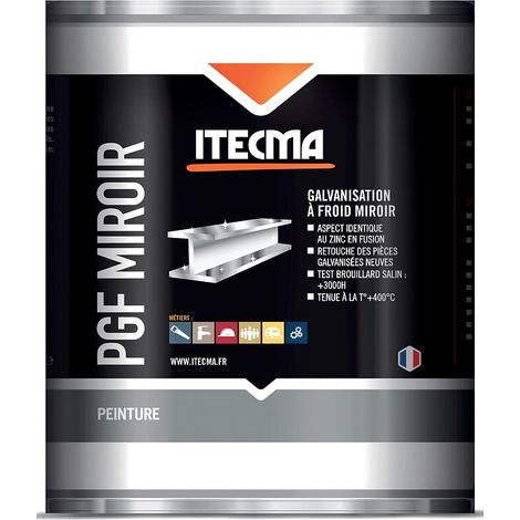 Protection galva finition miroir PGF Miroir. pot 1 kg - ITW SPRAYTEC ITECMA