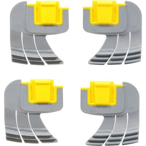 Lot de 4 brosses de récurage cycloniques centrifuges R0714400 pour nettoyeur de piscine Zodiac mx8 mx6 Elite (1/4)