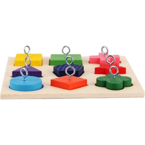 Jouets éducatifs pour perroquets - Jouets interactifs d'entraînement pour perroquets (1/5)