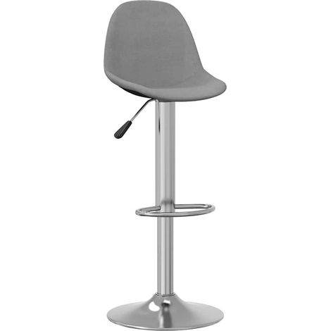 Maison Exclusive - Barhocker 2 Stk. Grau Stoff (1/5)