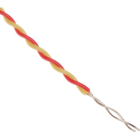 Thermocouple type K, L 10m, +250°C max à Câble ( Prix pour 1 )