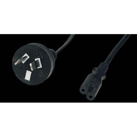 POSAC-C7AS/NZS18: POS AC-AUS-Kabel C7-YJT2[2,5A]-AS/NZS312-D05A[7,5A] H03VVH2-F2G0,75 L=1800 schwarz
