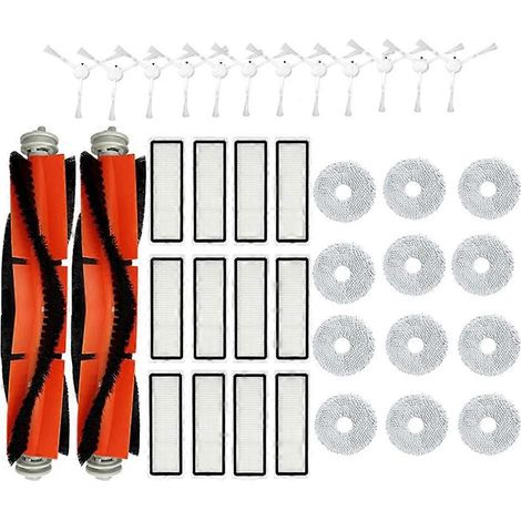 Filtre pour aspirateur brosse pour aspirateur Filtre de brosse pour aspirateur filtre de S10+ / S10 Plus Robot Aspirateur Main Side Brosse HEPA Filtre Serpillière Rag Cloth de remplacement Spar (1/5)