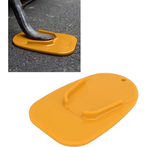 Support de béquille moto orange Suzuki, plaque de stationnement antidérapante, base de pied latérale, pièce de rechange. (1/5)