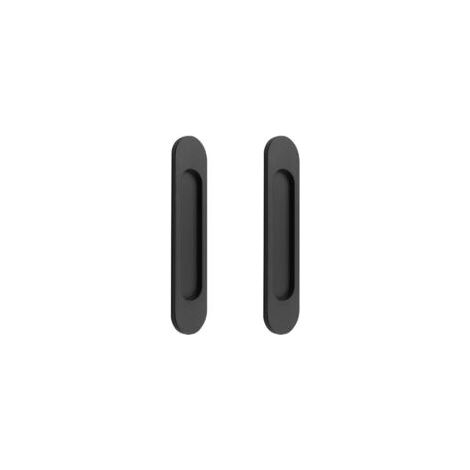 Poignées de porte coulissante ovales auto-adhésives, poignée sans perforation pour porte de grange coulissante, fenêtres(2pcs)