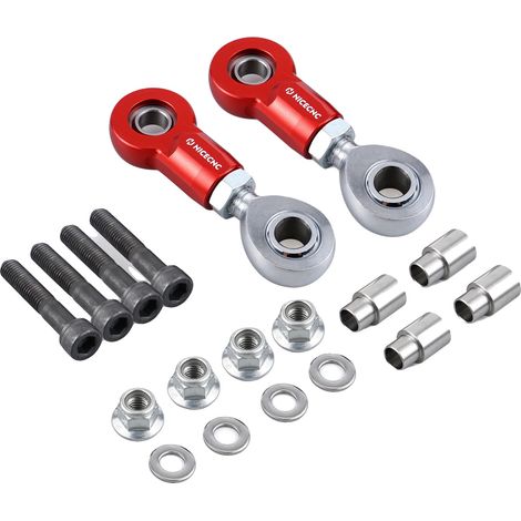 Kit de barre stabilisatrice, aluminium usiné, conçu avec précision, rouge (1/2)