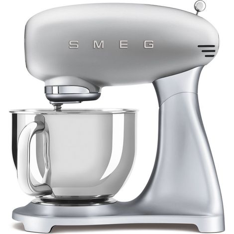 Smeg – Robot pâtissier 800W 4,8L – 10 vitesses – Mouvement planétaire pour mélange homogène – Design rétro années 50 - smf02sveu (1/3)