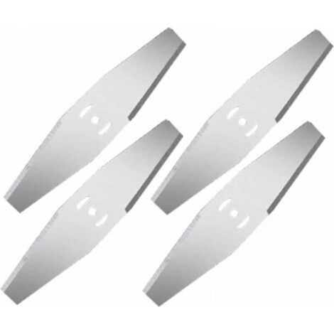Replacement Trimmer Head Blades Lawnmower Brush Cutter Blades Weeder Blade Heads (Blade x 4) (1/5)